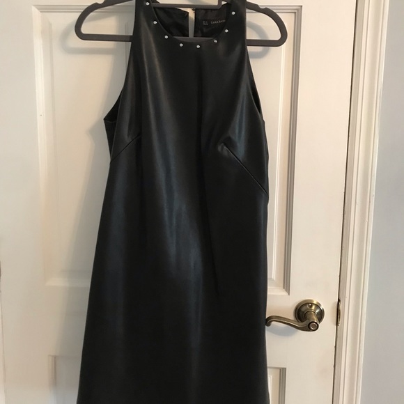 Zara faux leather shift dress - Picture 2 of 5